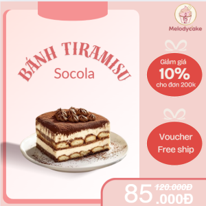 bánh tiramisu socola