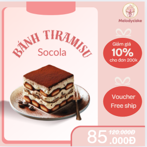 bánh tiramisu socola