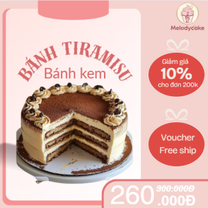 bánh tiramisu sinh nhật