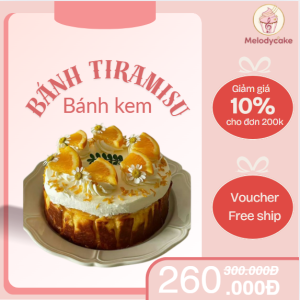 bánh tiramisu sinh nhật