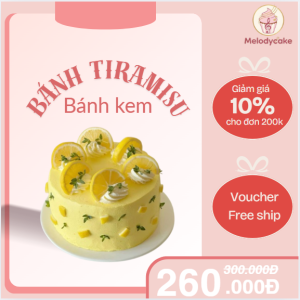bánh tiramisu sinh nhật