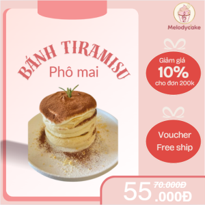 bánh tiramisu phô mai