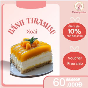 bánh tiramisu xoài