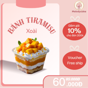 bánh tiramisu xoài