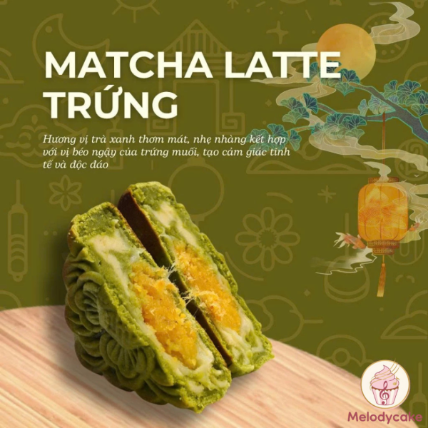 Bánh Trung Thu Matcha Latte Mochi Melodycake 160gr – Hương Vị Trà Xanh Hiện Đại, Độc Đáo Cho Mùa Trăng - Ảnh 4