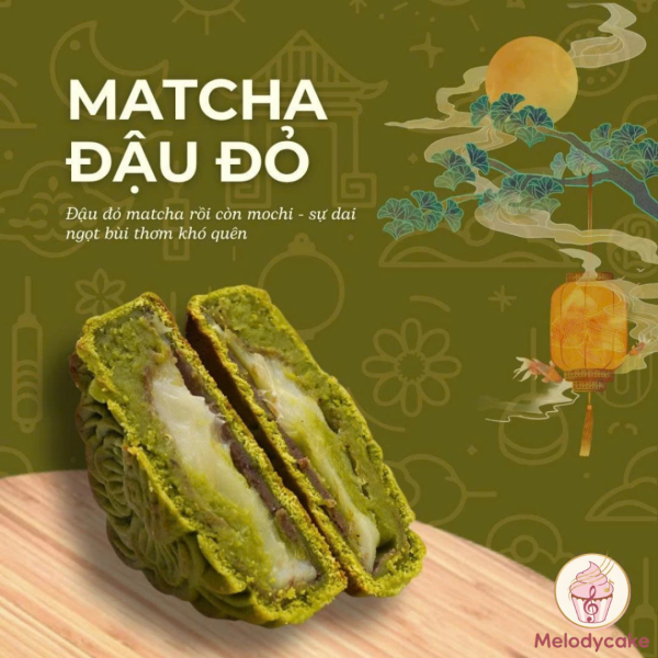 Bánh Trung Thu Matcha Latte Mochi Melodycake 160gr – Hương Vị Trà Xanh Hiện Đại, Độc Đáo Cho Mùa Trăng - Ảnh 2