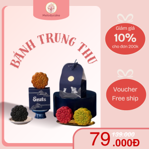 Bánh Trung Thu medolycake – Tặng Kèm Hộp Khi Mua Từ 1 Bánh