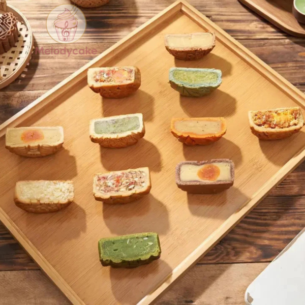 Bánh Trung Thu Healthy - Bánh Trung Thu truyền thống 150gr vị Mới Mùa Trăng 2025 - Ảnh 3