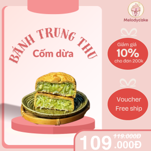Bánh Trung Thu Cốm Dừa - Hương vị mùa thu Hà Nội