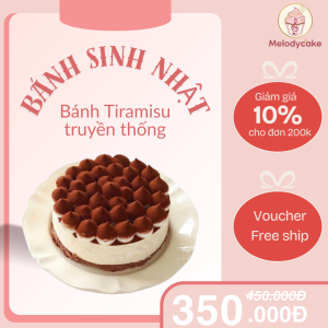 Bánh Tiramisu truyền thống