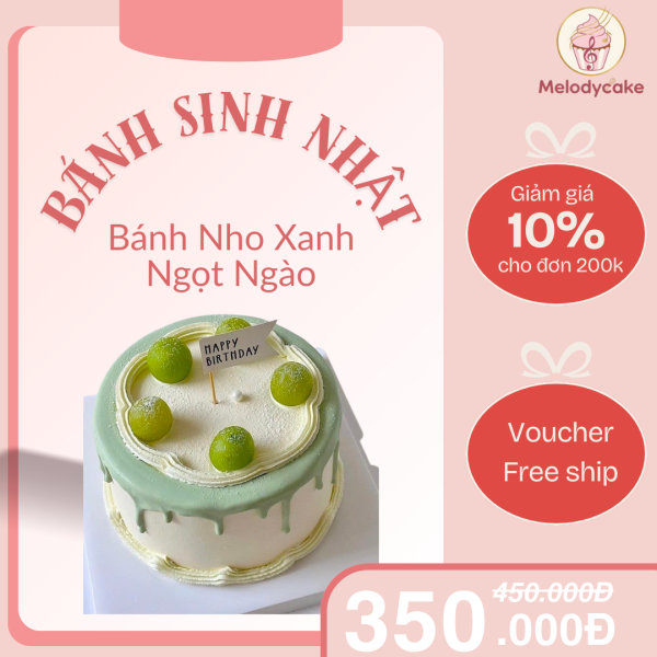 Bánh Nho Xanh Ngọt Ngào