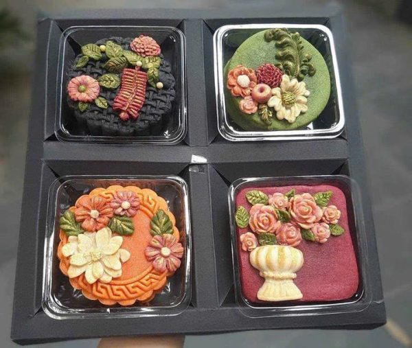 Bánh Trung Thu Handmade Nghệ Thuật – Quà biếu sang trọng mùa trăng rằm - Ảnh 4