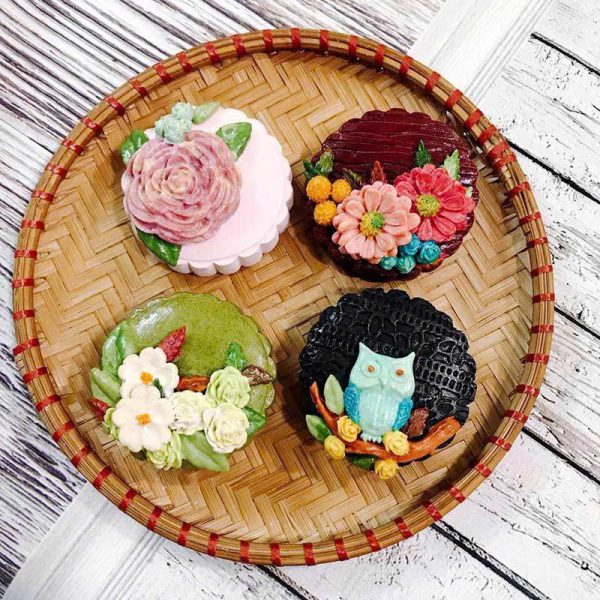 Bánh Trung Thu Handmade Nghệ Thuật – Quà biếu sang trọng mùa trăng rằm - Ảnh 2
