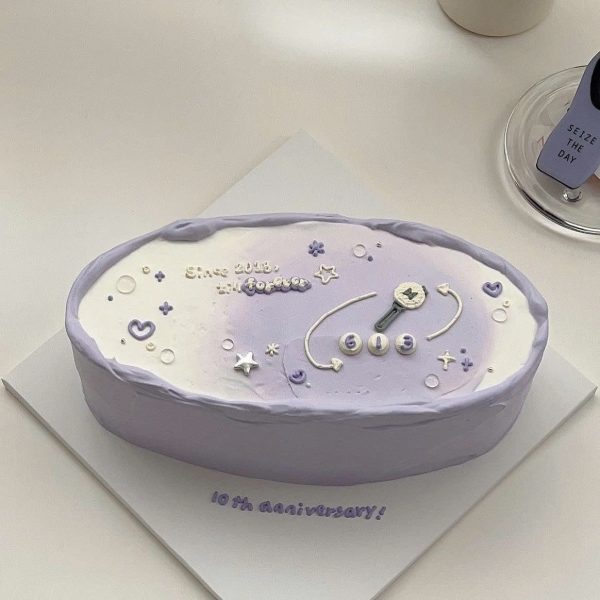 Bánh sinh nhật galaxy việt quất - Ảnh 3