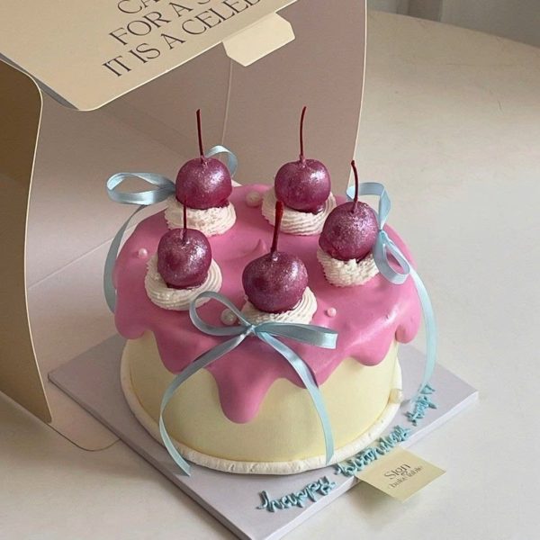 Cherry Pink Cake - Ảnh 4